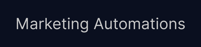 marketing automations